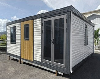 Expandable Deluxe Max prefab unit fully opened for living space