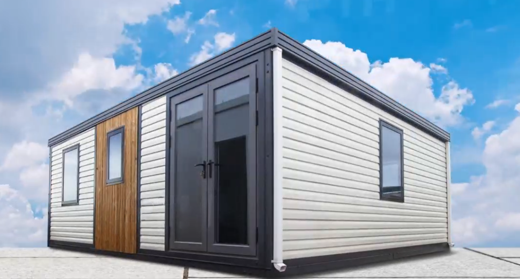 Video cover showing a PackPrefab expandable prefab home being deployed on site
